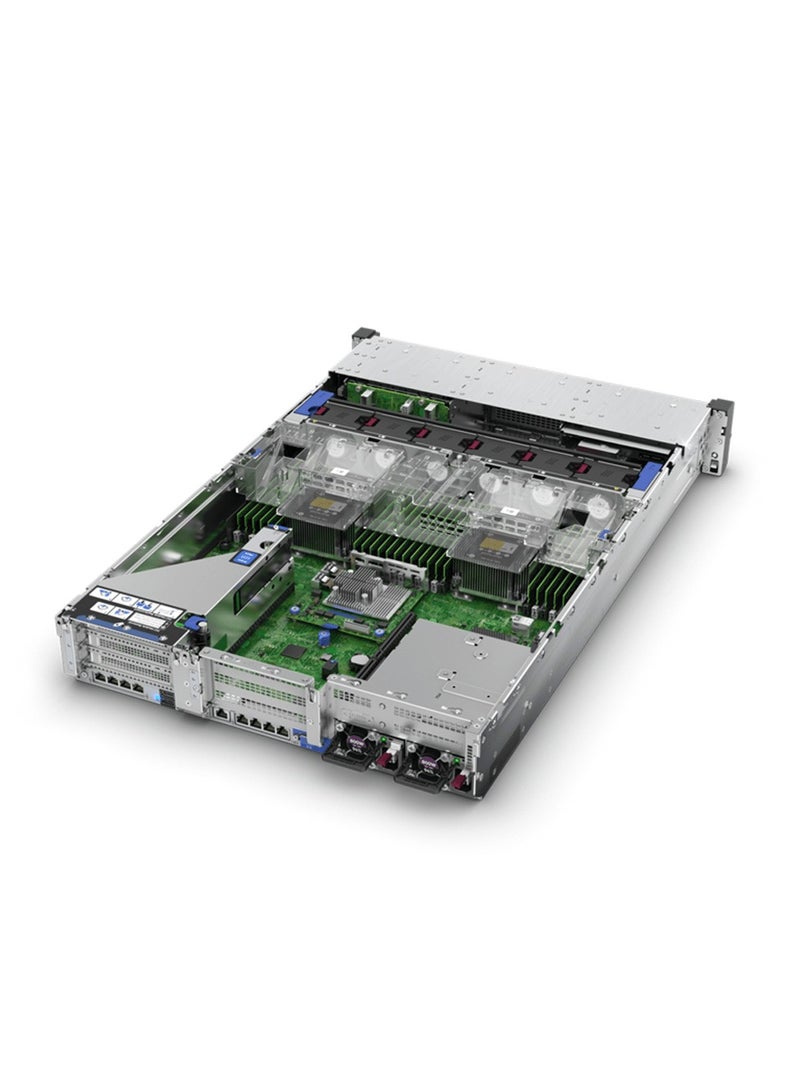 ProLiant DL380 Gen10 4210R 2.4GHz 10-core 1P 32GB-R P408i-a 8SFF 800W PS Server (Without Bezel) P50751-B21 Silver