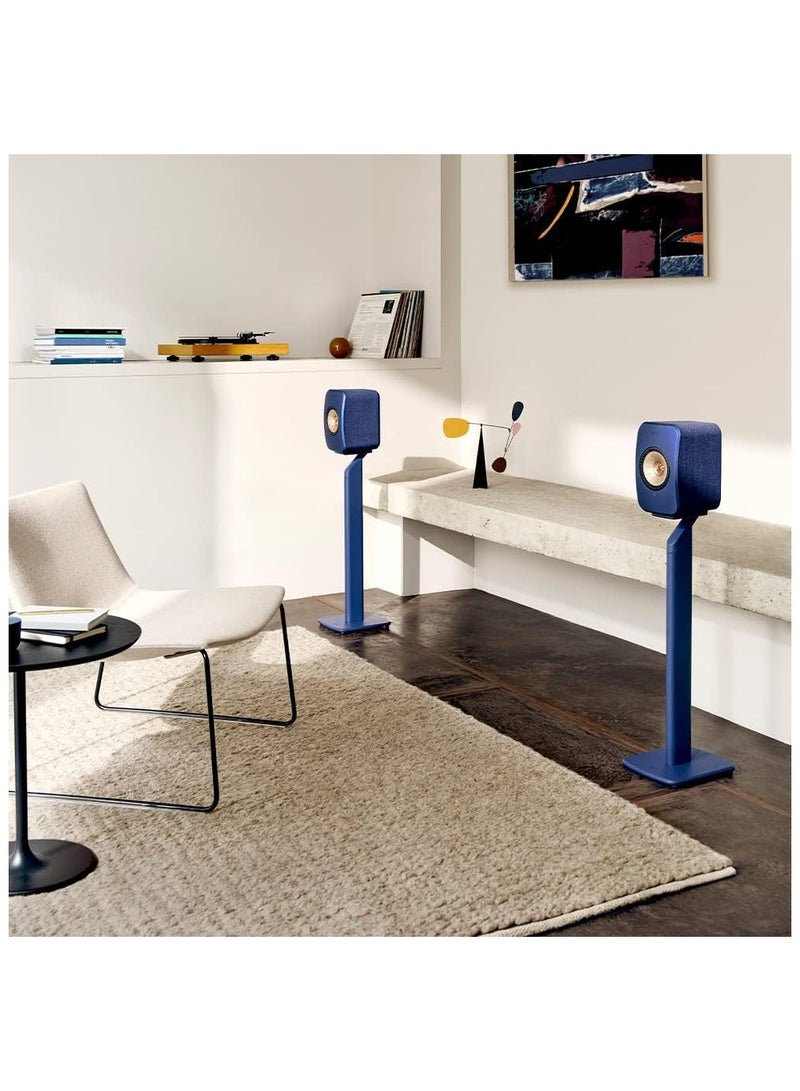 KEF LSX II Wireless HiFi Speakers (Pair) - Cobalt Blue, USB