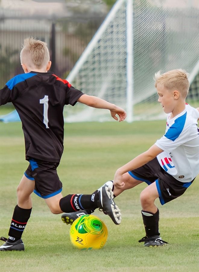 Sports Soccer Balls Official Size 5 Traditional Soccer Balls Size for Kids and Adult Training Ball Official Match Football Balls with Pump, Outdoor & Indoor Match or Game