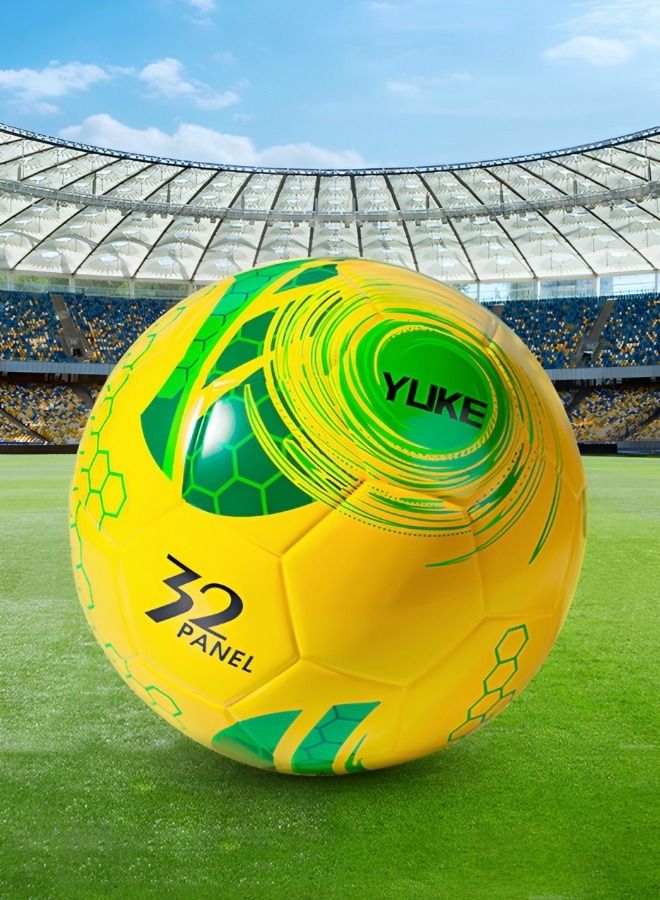 Sports Soccer Balls Official Size 5 Traditional Soccer Balls Size for Kids and Adult Training Ball Official Match Football Balls with Pump, Outdoor & Indoor Match or Game