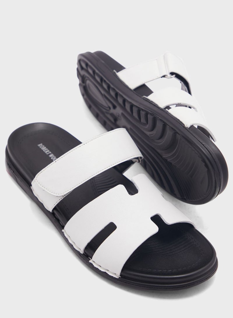 Comfort Footbed Slider Sandals