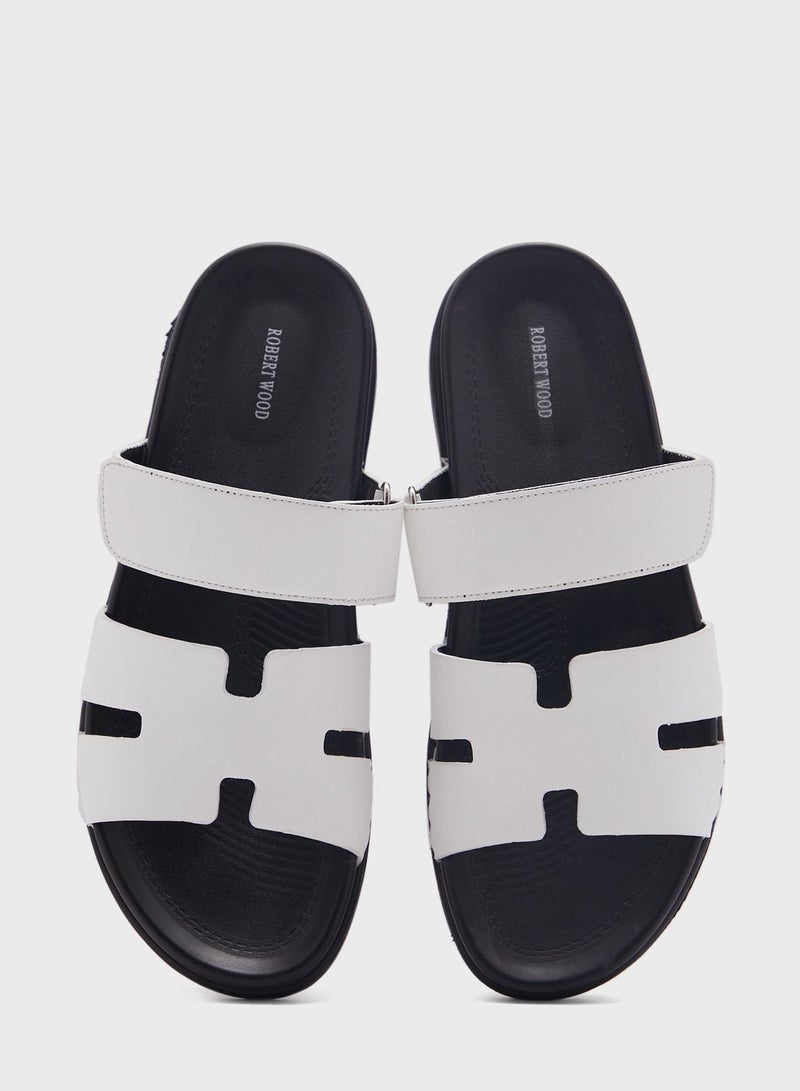 Comfort Footbed Slider Sandals