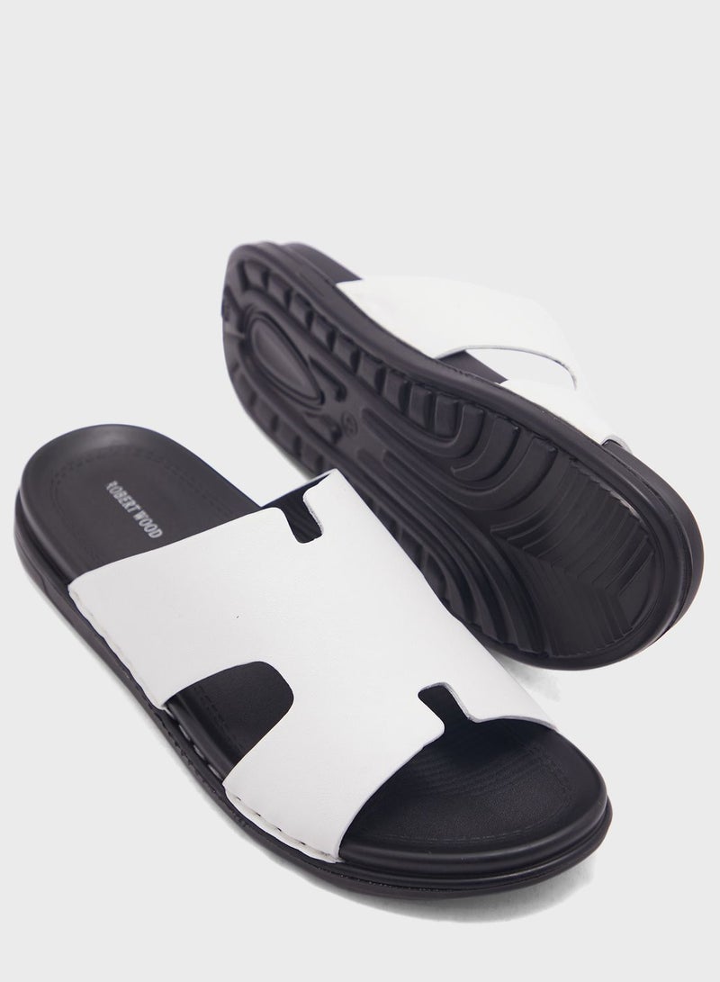 Comfort Footbed Slider Sandals