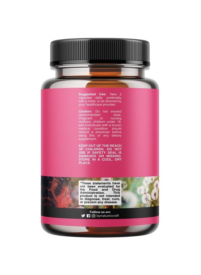 Advanced PMS Support Supplement for Women - Multibenefit PMS Relief Complex for Low Energy Mood Support Period Cramps and Bloating Relief for Women - Menstrual Hormonal Balance for Women - 30 Servings