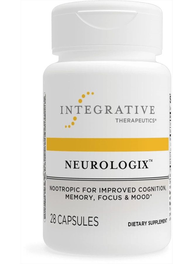 – Neurologix – Nootropic* – Supports Concentration, Focus, Cognitive Function* - Non-Stimulant with Neumentix Spearmint Extract, Citicoline, Saffron, B6-28 Capsules