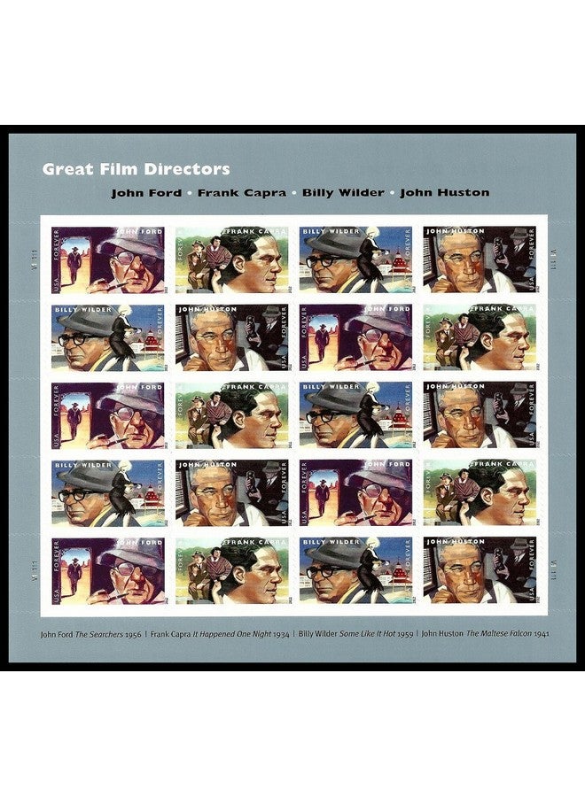 Great Film Directors Sheet Of 20 Forever Stamps Scott 46684671