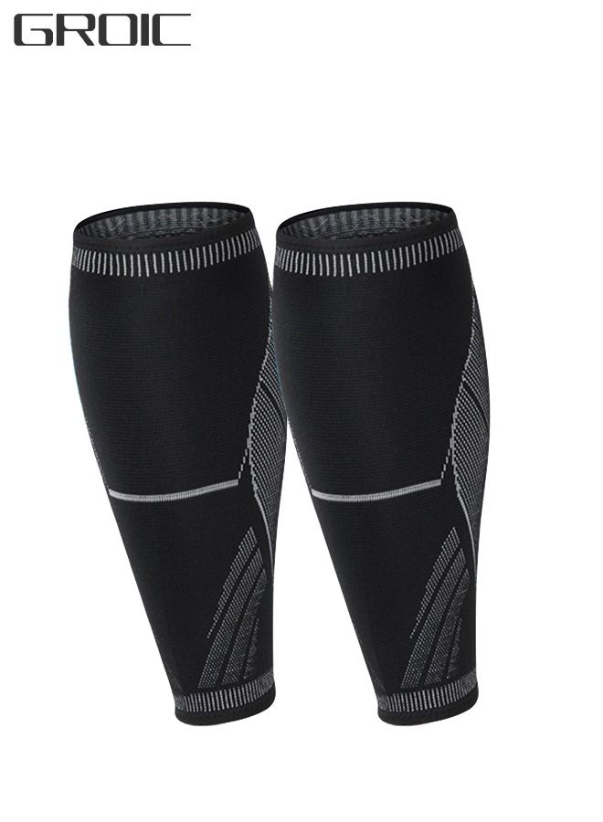 Leg Guards Wraps, Leg Compression Sleeves Knee Braces for Working Out and Injury Prevention, Protection Shin Guards for Basketball Football Running Trainning