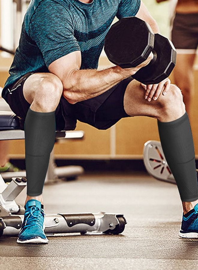 Leg Guards Wraps, Leg Compression Sleeves Knee Braces for Working Out and Injury Prevention, Protection Shin Guards for Basketball Football Running Trainning