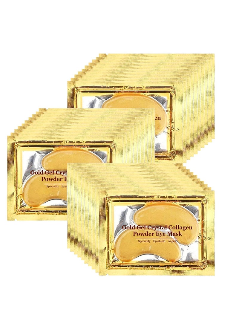 Adofect 30 Paris Under Eye Patches 24k Gold Under Eye Mask for Puffy Eyes and Dark Circles Treatments, Under Eye Bags Treatment Collagen Gel Pads for Beauty & Personal Care, Gold