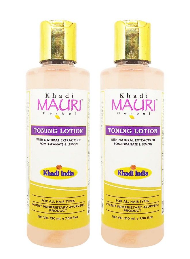 Khadi Mauri Toning Lotion Pack Of 2 (420 Ml)