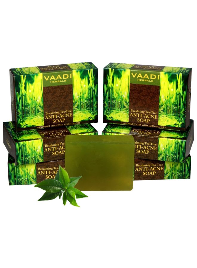 Pack Of 6 Becalming Tea Tree Soap 75grams