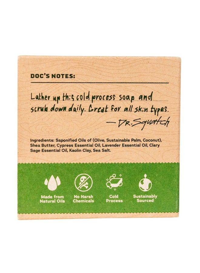 All Natural Bar Soap For Men With Zero Grit Alpine Sage