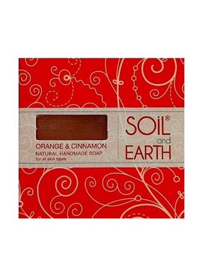 Handmade Natural Soaps (Orange & Cinnamon)_3 X 125 Gm/ 4.4 Oz