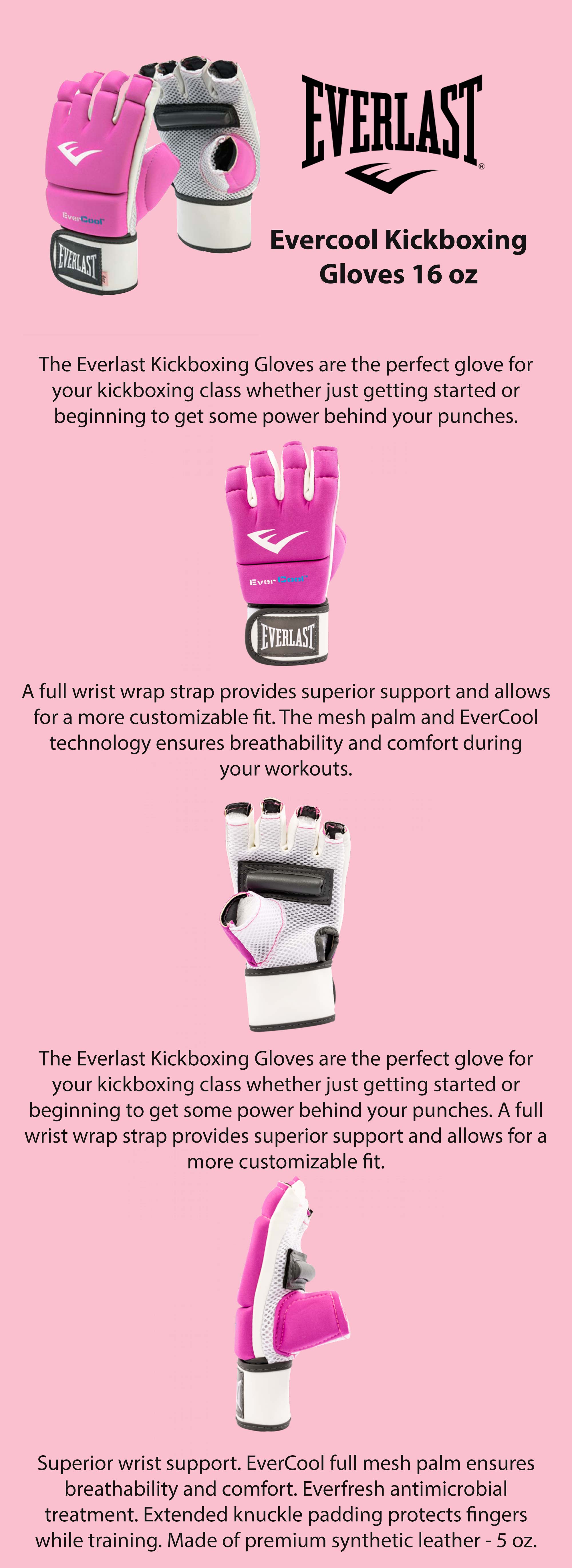 Evercool Kickboxing Gloves 16 oz