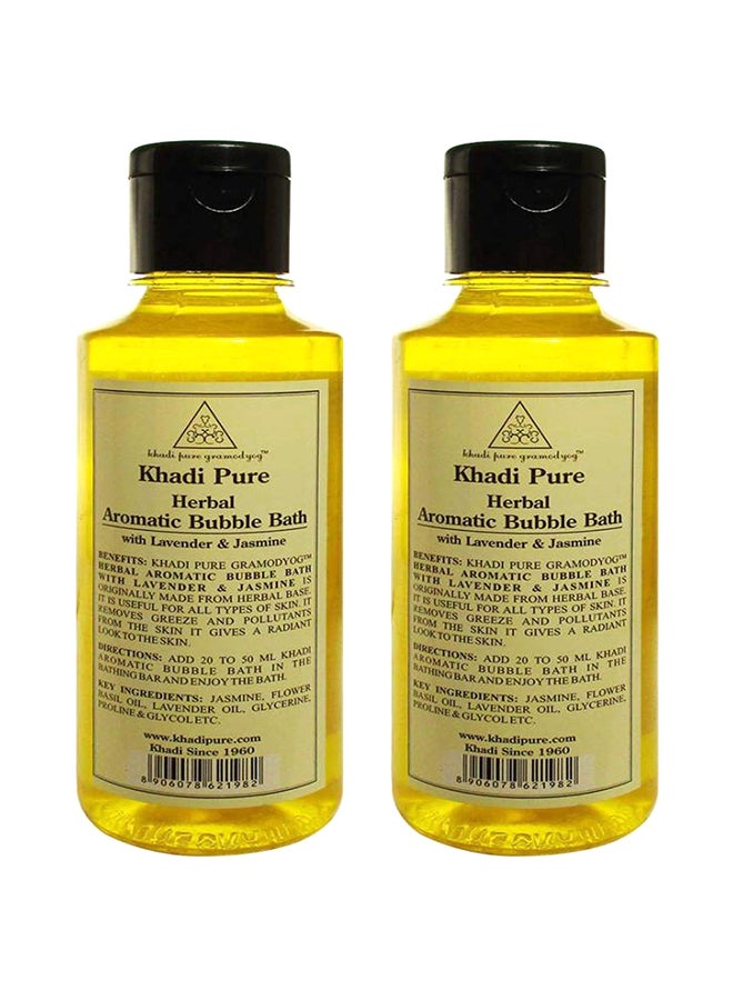 Pack Of 2 Aromatic Lavender & Jasmine Bubble Bath