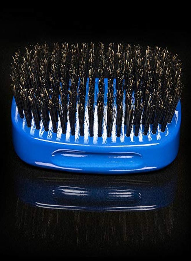 Sh 1890 100% Boar Bristles Firm Medium Military Hair Brush For Men With Great Pull Great For Connections And Wolfing For 360 Waves