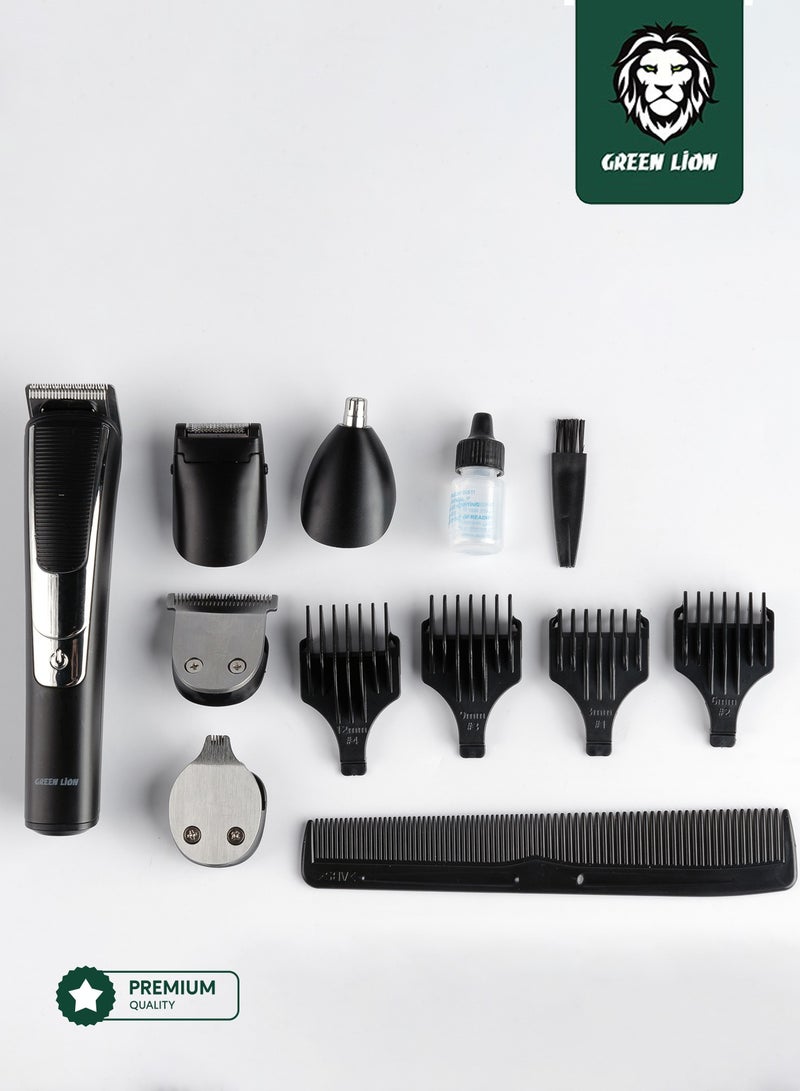 5 in 1 Grooming Set 600mAh / Hair Trimmer / Nose Trimmer / Comb / Shaving - Black