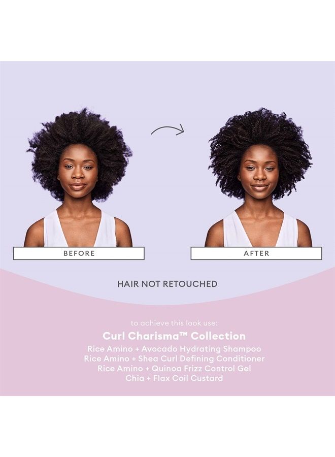 Curl Charisma Hydrating Shampoo, Define and Moisturize Wavy, Curly, and Coily Hair, Vegan, Phalate & Paraben-Free, 8 Ounce