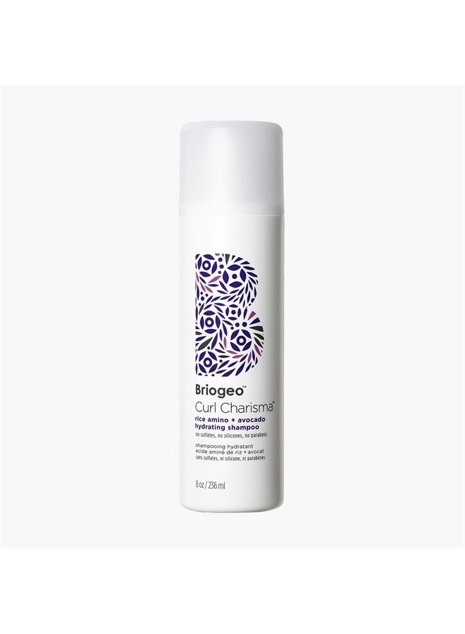 Curl Charisma Hydrating Shampoo, Define and Moisturize Wavy, Curly, and Coily Hair, Vegan, Phalate & Paraben-Free, 8 Ounce