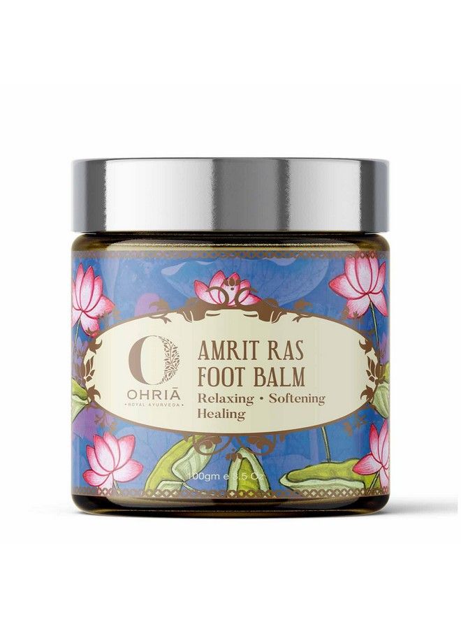 Ayurveda Amrit Ras Foot Balm ; Relaxing Softening & Healing 100G