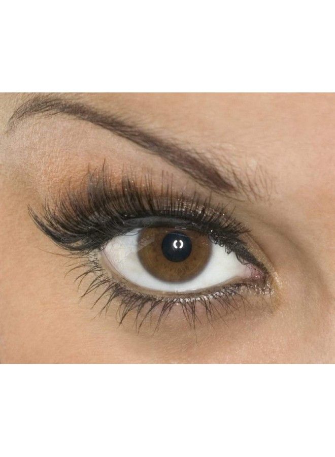 False Eyelashes For Pretty Eye Makeup With Glue Pack Of 12