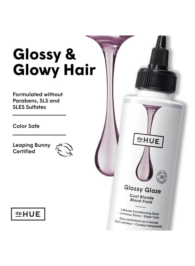 Glossy Glaze Cool Blonde 4 Fl Oz Inshower Conditioning Glaze For Luminous Shine & Sheer Color Paraben Sls & Sles Sulfate Free Leaping Bunny Certified