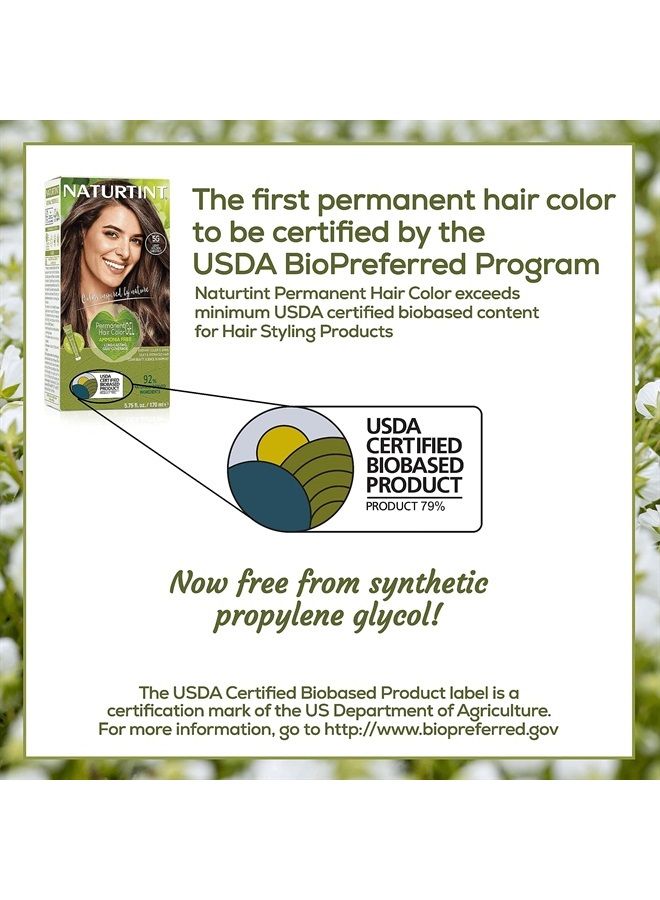 Permanent Hair Color 5G Light Golden Chestnut (Pack of 6), Ammonia Free, Vegan, Cruelty Free, up to 100% Gray Coverage, Long Lasting Results