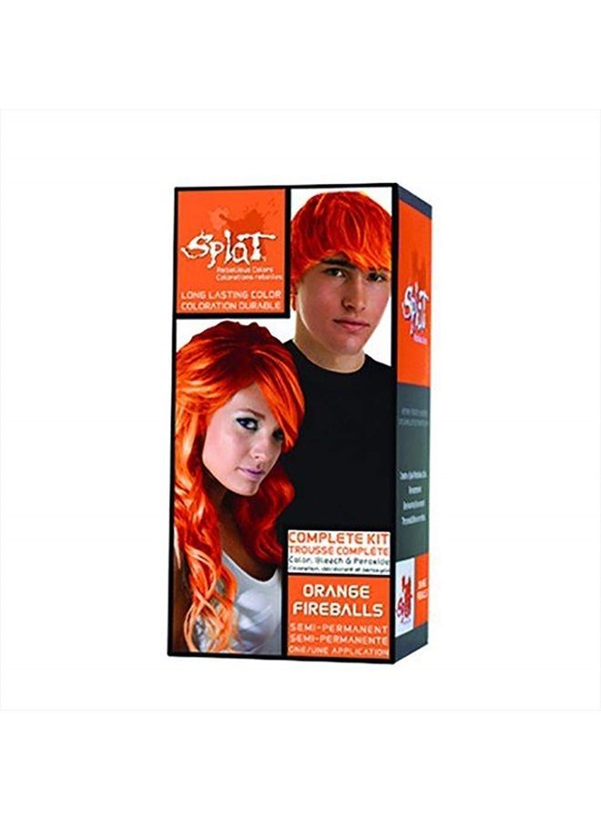 Orange Fireballs | Original Complete Hair Dye Kit