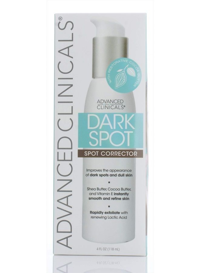 Dark Spot Corrector Facial Cream W/Shea Butter & Hyaluronic Acid Skin Care Face Lotion. Anti Aging Moisturizer Targets Dark Spots, Wrinkles, Age Spots & Uneven Skin Tone, 4 Fl Oz