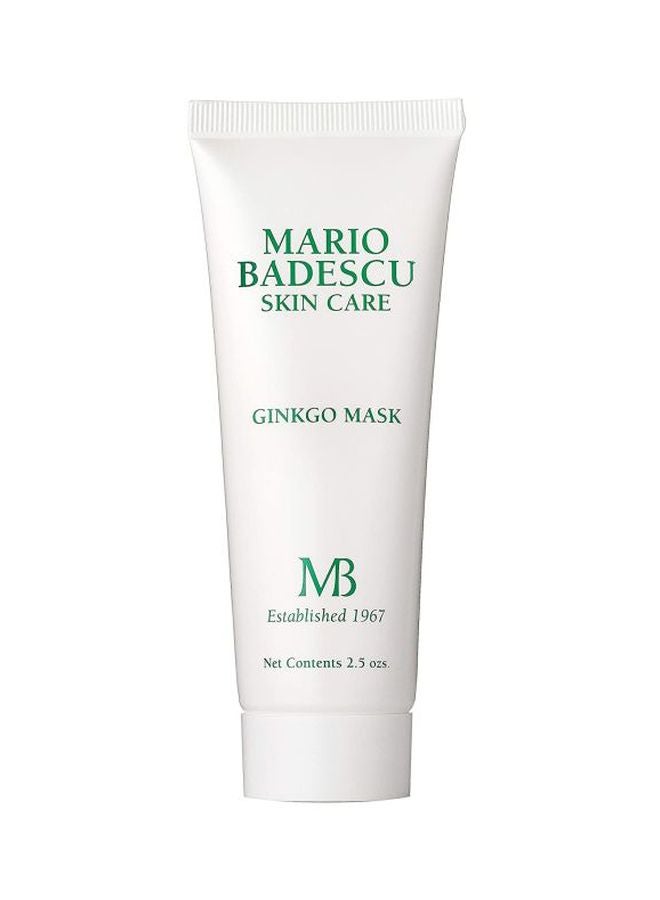 Ginkgo Face Mask White/Green