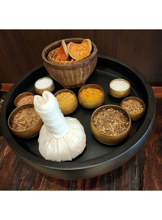 Thai Herbal Balls Spa Hot Compress Ball Massage for Body Relaxing Spa Aroma Relaxes Ball Natural Products Professional and Refreshes Your Body-Mind