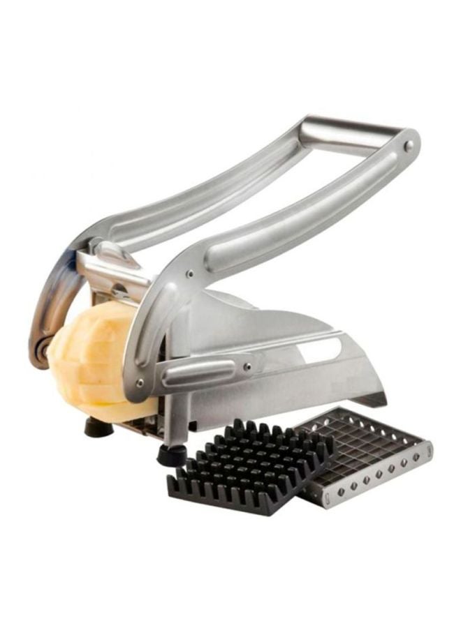 Portable Potato Chipper Silver