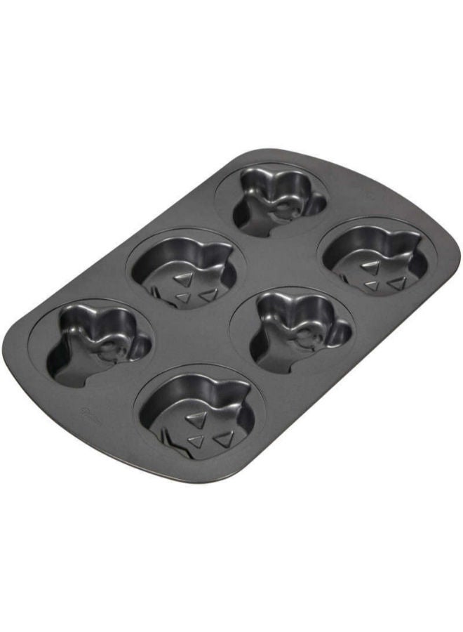 Wilton Halloween Ghost and Pumpkin Mini Cake Pan, 6-Cavity