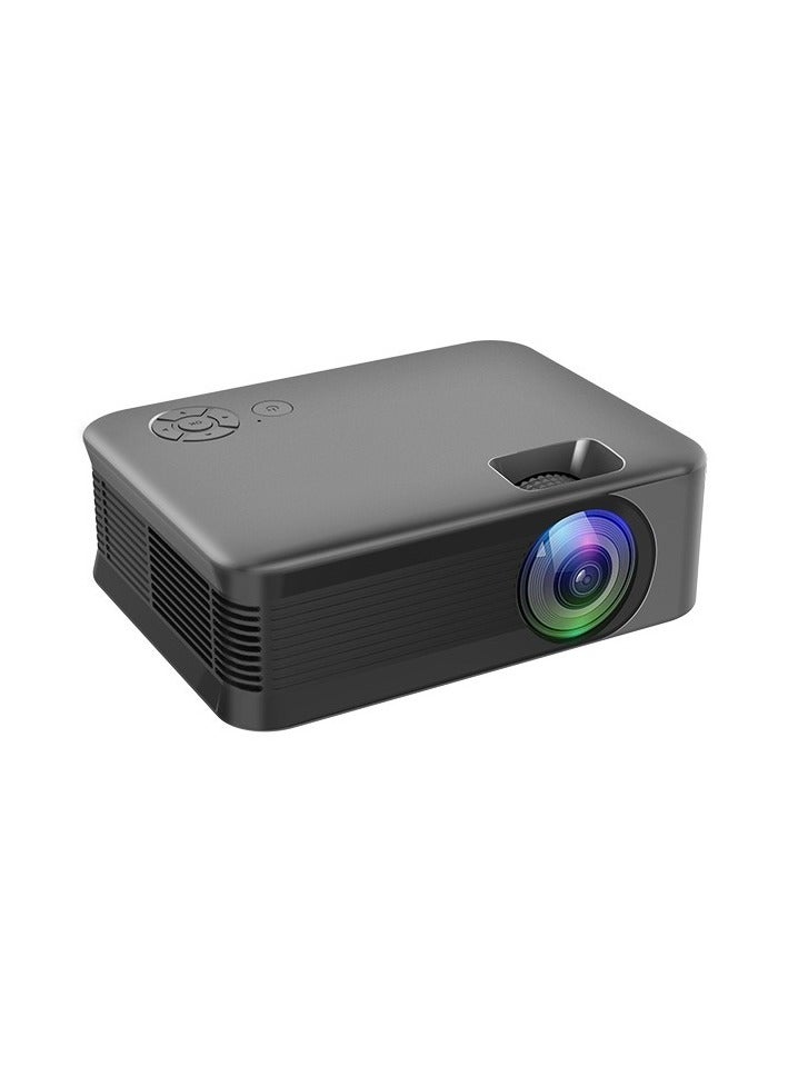 1080p high-definition projector, durable Portable Mini Projector, wireless same-screen video projector for home and office, (Basic model [without battery)