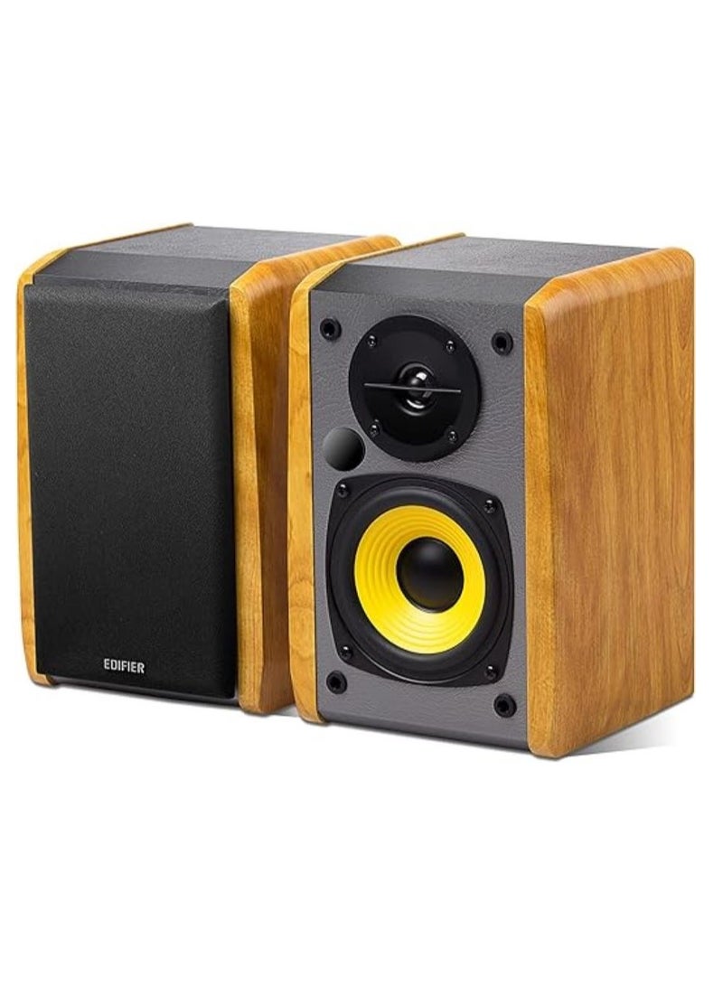 Edifier R1010BT Powered Bluetooth Bookshelf Speaker Bluetooth 5.1 Brown