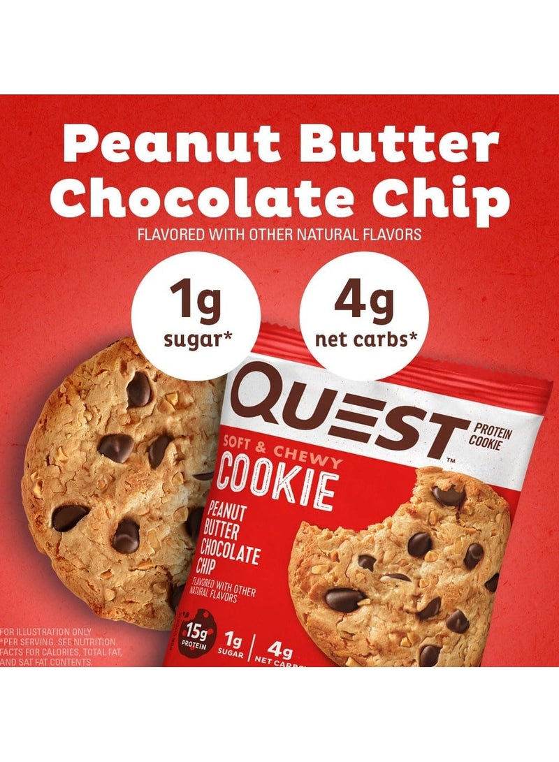 Quest Protein Cookie Peanut Butter Chip 59g Pack of 12