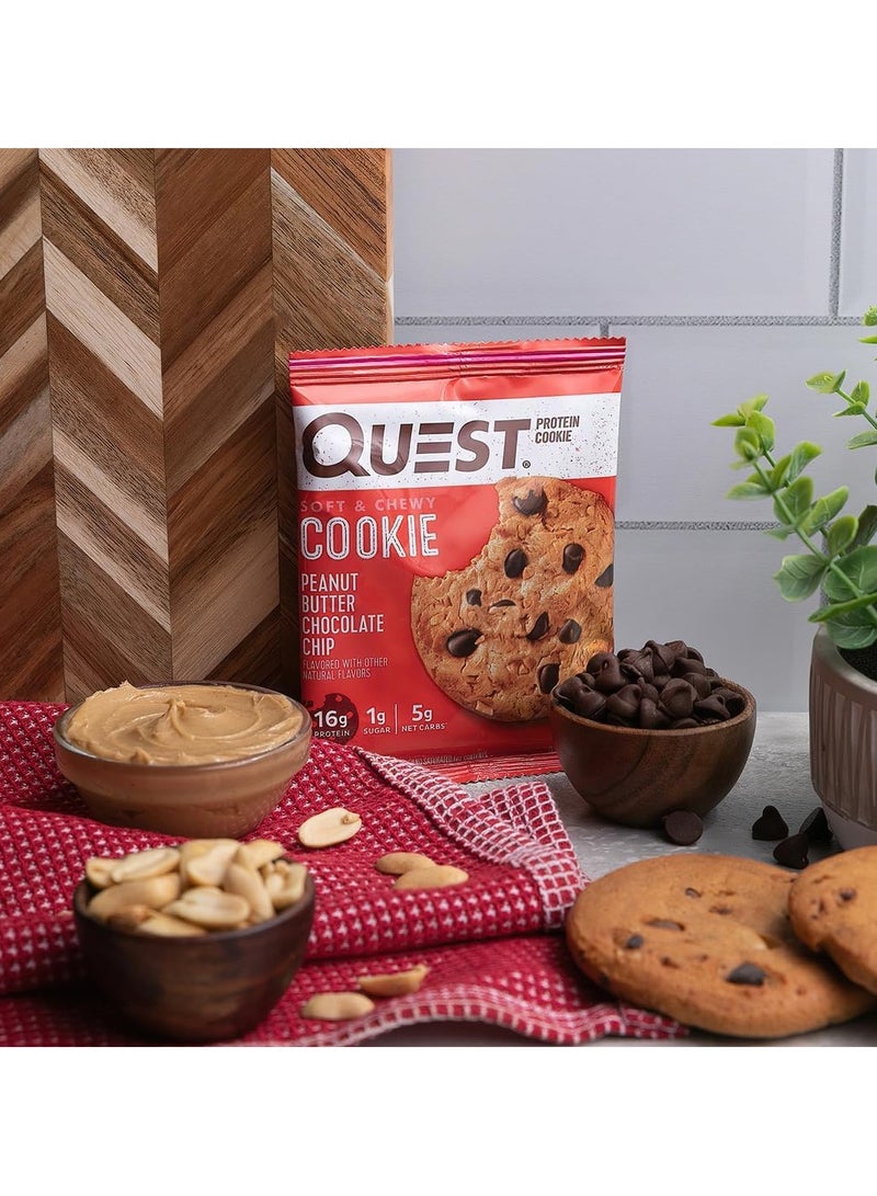 Quest Protein Cookie Peanut Butter Chip 59g Pack of 12