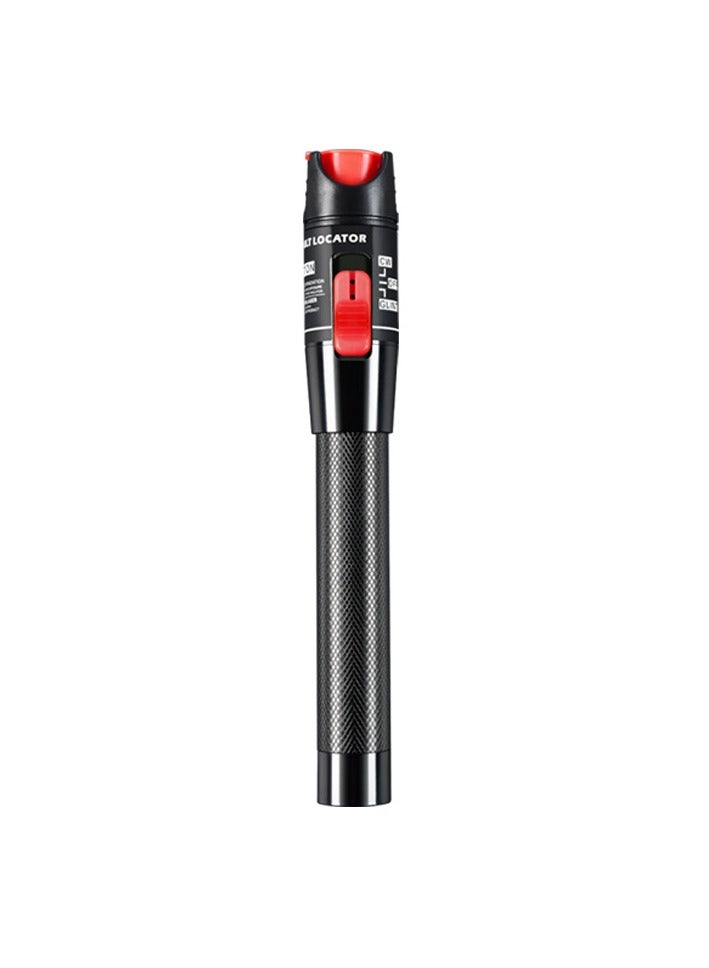 Visual Fault Locator, 1-60km Fiber Optic Red Light Pen, Vfl Optical Fiber Cable Fault Tester, Red Light Pen For Network Fiber Cable Test, Fiber Optic Source Tester Detector Meter,(50mw Red)