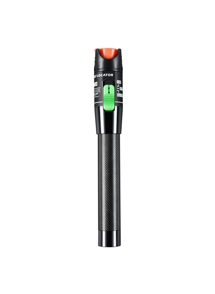 Visual Fault Locator, 1-60km Fiber Optic Red Light Pen, Vfl Optical Fiber Cable Fault Tester, Red Light Pen For Network Fiber Cable Test, Fiber Optic Source Tester Detector Meter,(30mw Green+Orange)