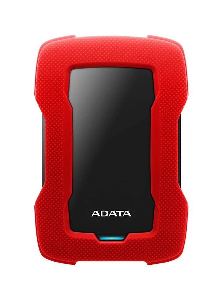 ADATA HD330 1TB USB 3.0, High-speed Shock-absorbing External Hard Drive, Extra Slim Portable Waterproof Mobile Hard Drive, (1TB Red)