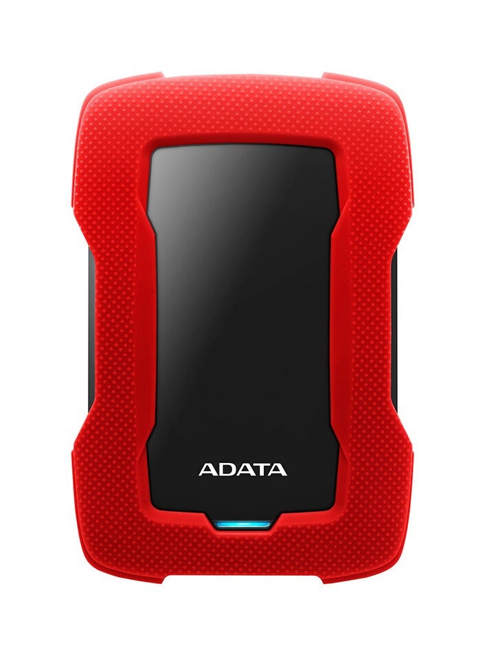 ADATA HD330 2TB USB 3.0, High-speed Shock-absorbing External Hard Drive, Extra Slim Portable Waterproof Mobile Hard Drive, (2TB Red)