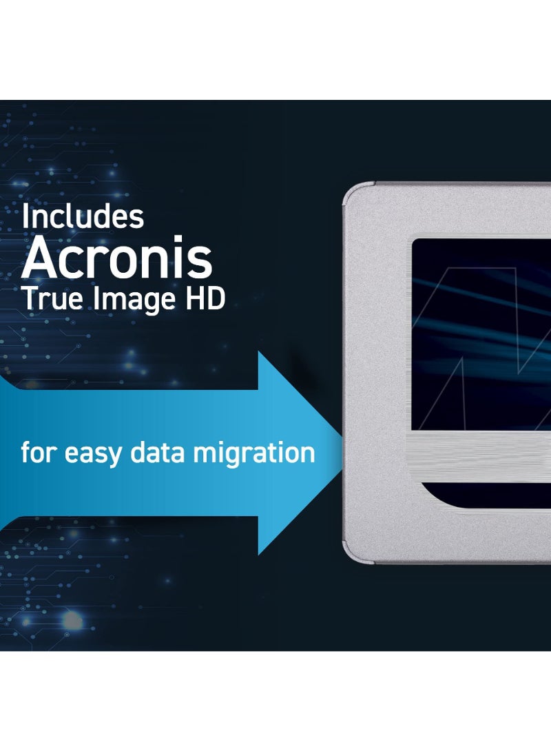 Mx500 1Tb 3D Nand Sata 2.5 Inch Internal Ssd Up To 560Mbs