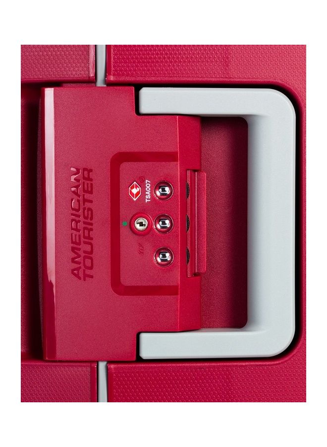 Tribus Spinner Medium Check in Luggage Trolley Red