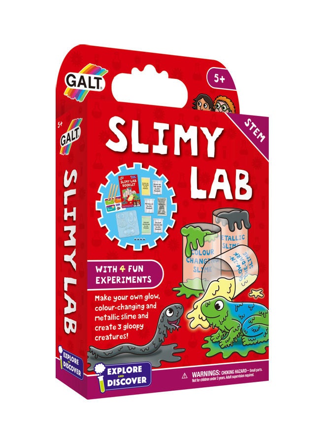 Slimy Lab Science Kit for Kids Ages 5 Years Plus Explore and Discover Stem 15.8x5x26.5cm