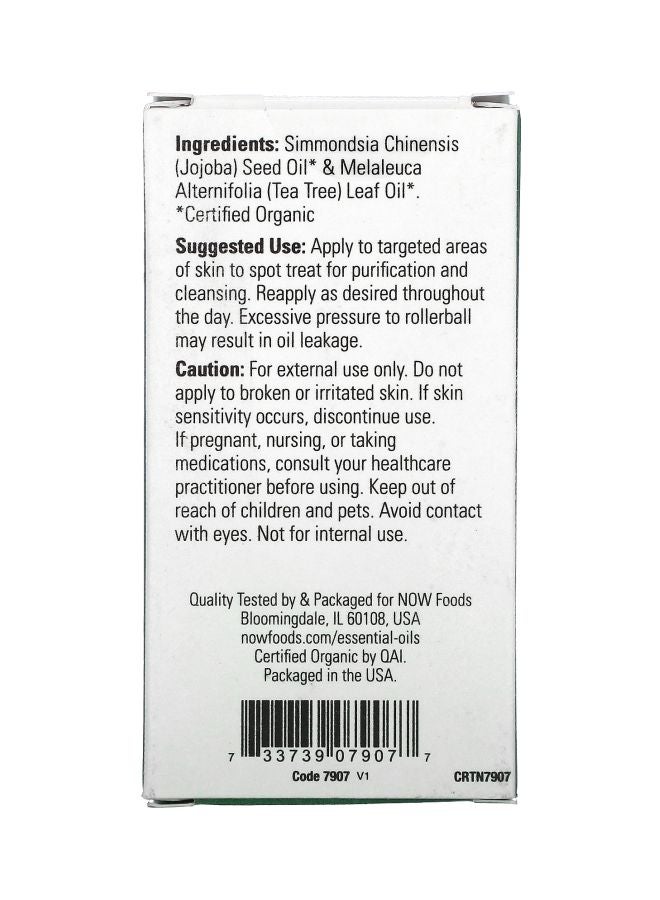 Certified Organic Tea Tree Roll On Oil 10ml