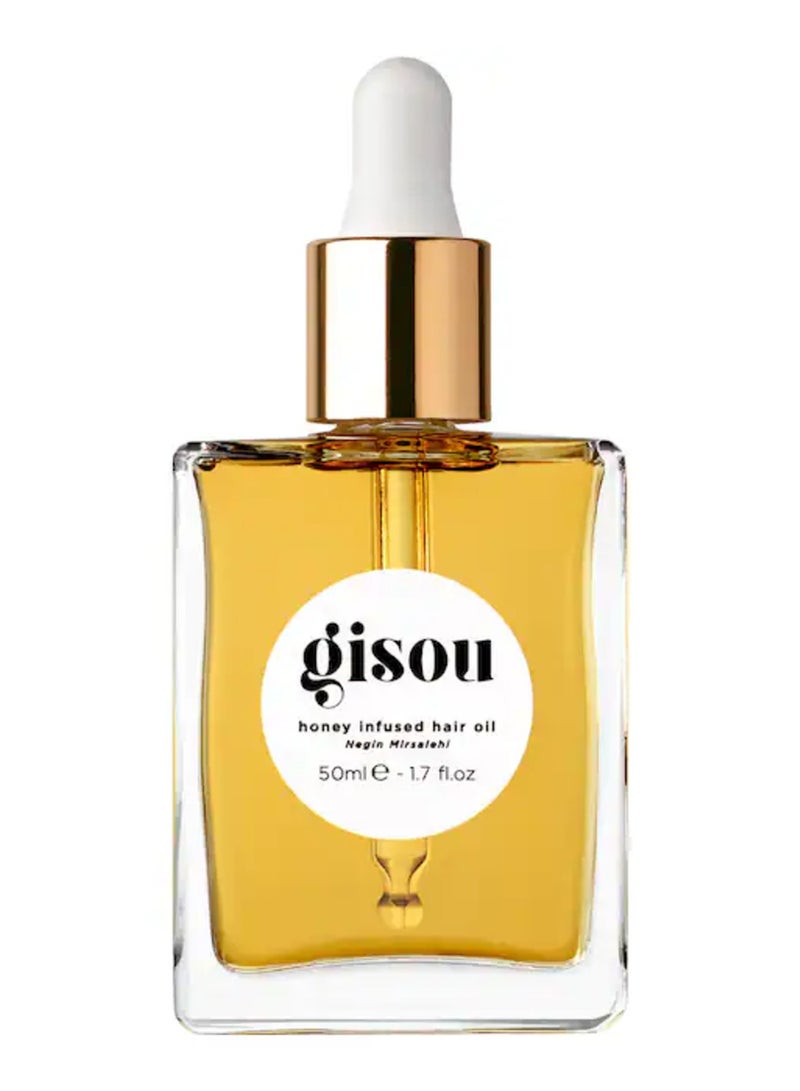 Gisou Honey Infused Hair Oil 50ml - Nourishing, Frizz Control & Shine