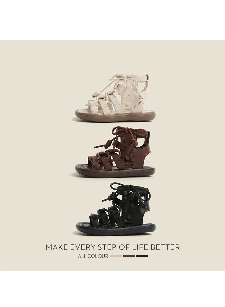 Girls' Comfortable Soft Sole Single Shoes And Sandals
