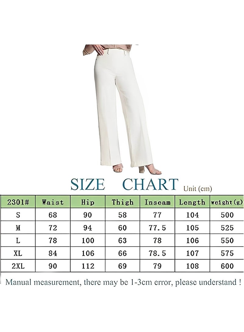 Women's Leg Jeans Mid-Rise Stretchy Baggy Jeans Loose Stretchy Lightweight Jeans High Waist Wide Leg Straight Denim Pants with Pockets