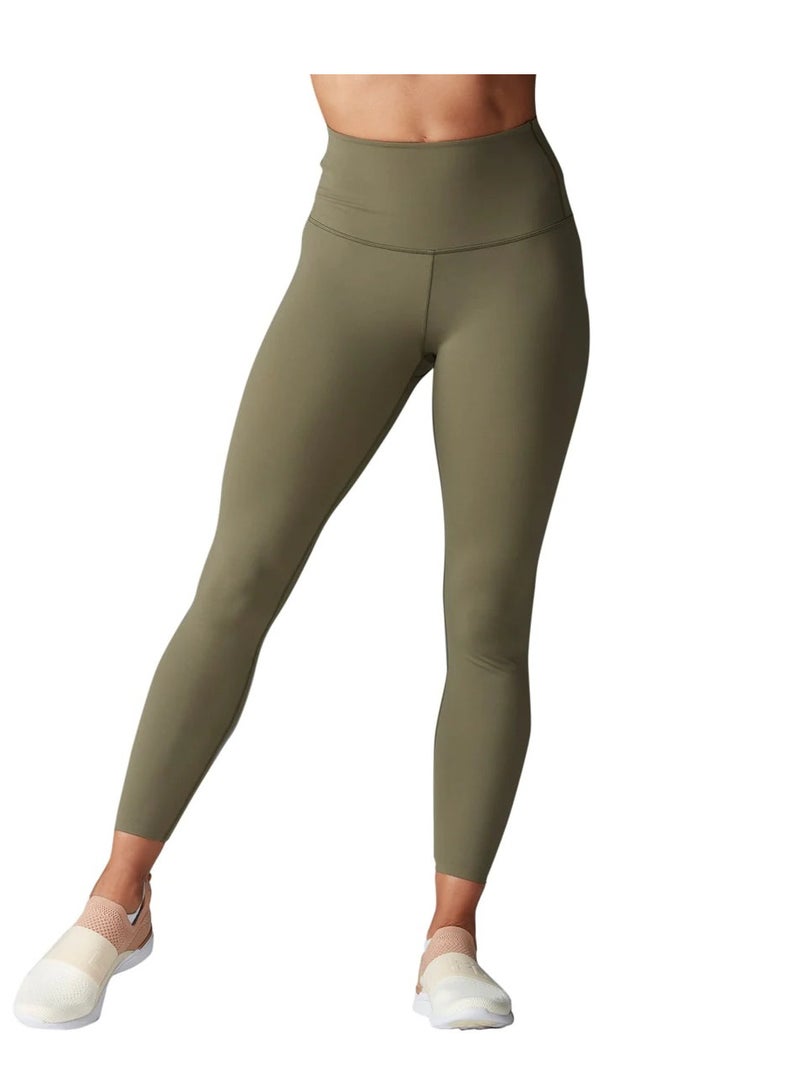 HIGH WAISTED 7/8 TIGHT OLIVE XSMALL