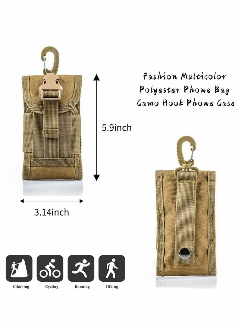 Phone Pouch Practical Cell Phone Pouch Holder Belt Attach Cell Phone Universal Outdoor Pack for Sports Hiking Camping Travel